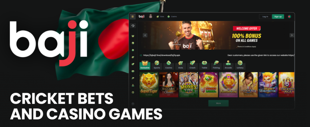 Bet on Cricket and Play online Casino games in Baji Live BD